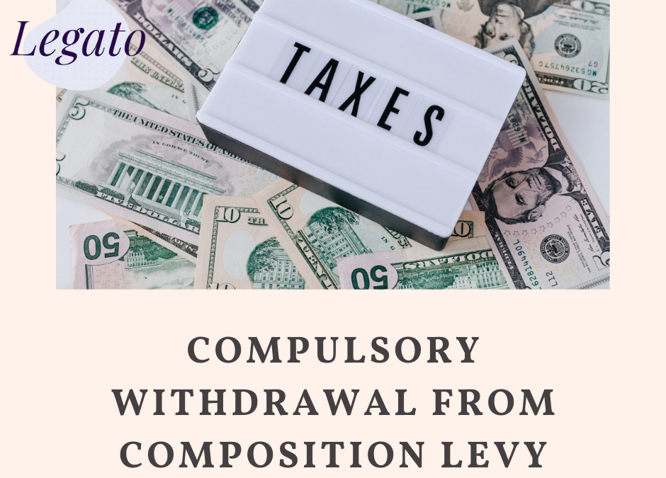Compulsory withdrawal from composition levy