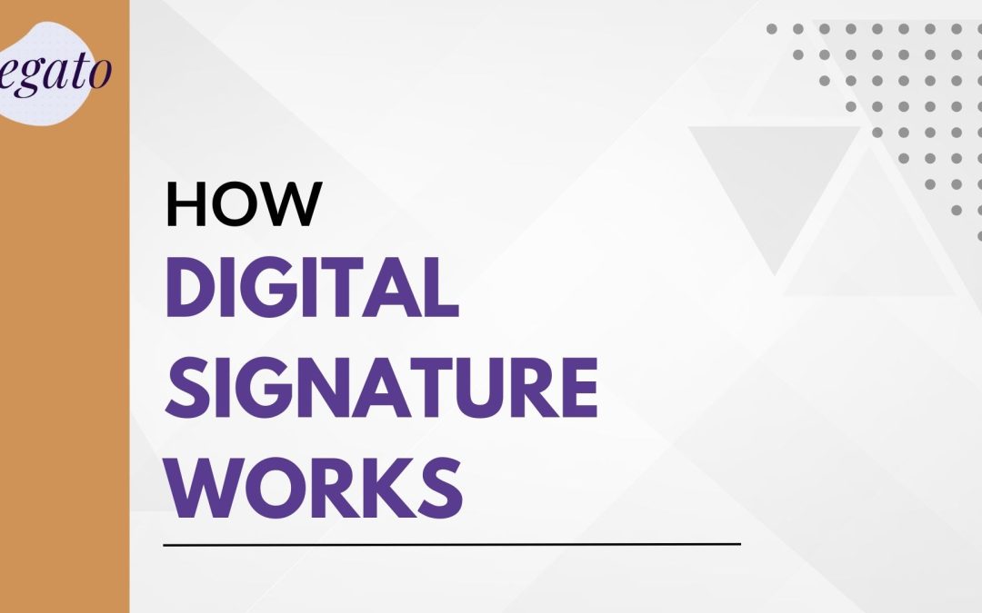 how digital signature works