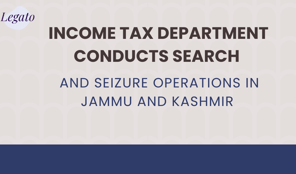 income tax department conducts search and seizureincome tax department conducts search and seizure