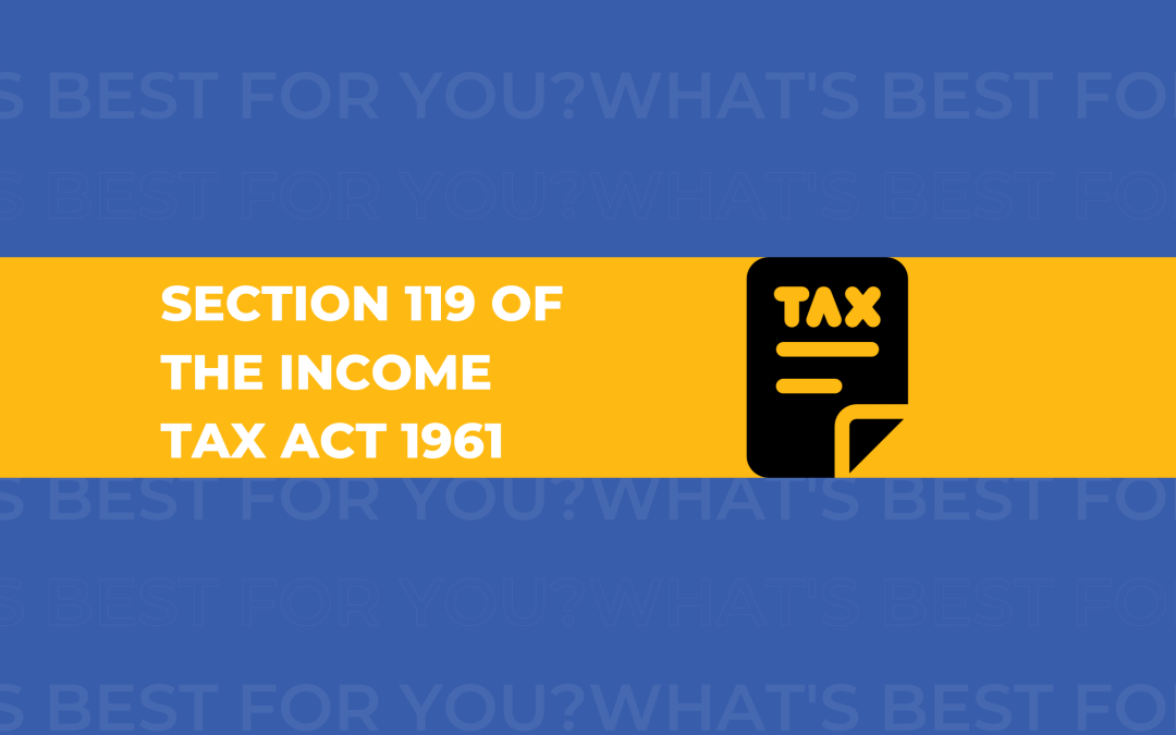 section 119 of the tax act 1961