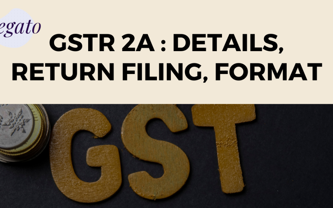 GSTR 2A Details , Return Filing , Format