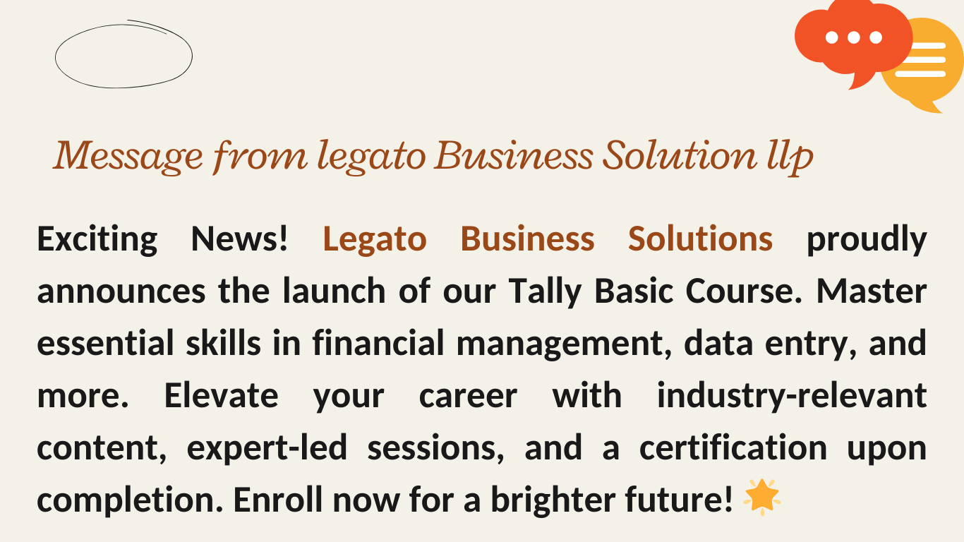 message from Legato Business Solution